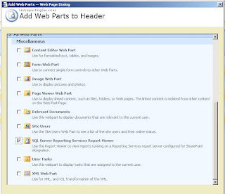 Custom report viewer web part sharepoint